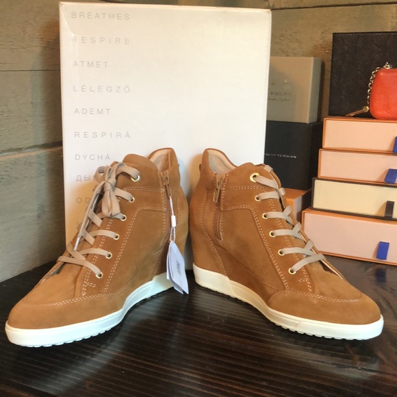 NWT Geox Respira Wedge Sneakers - Picture 6 of 16